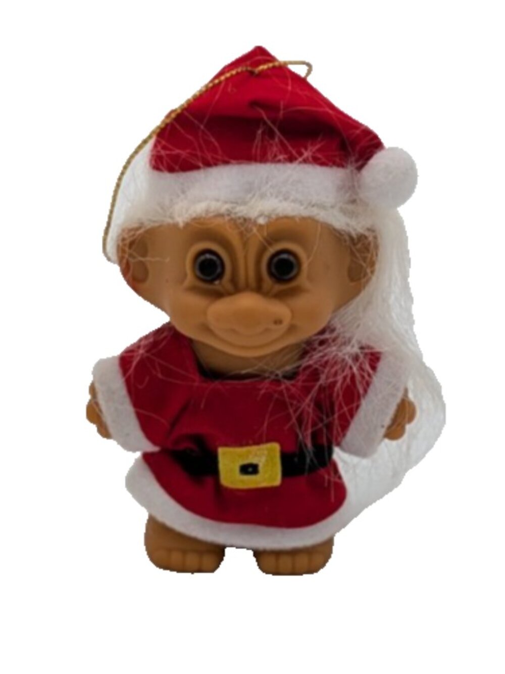 vintage Russ Troll Santa Claus doll figure Ornament